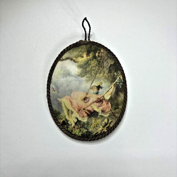 Unbranded Other - Vintage Silk Christmas Ornament West German Holiday Vintage Shabby Decor